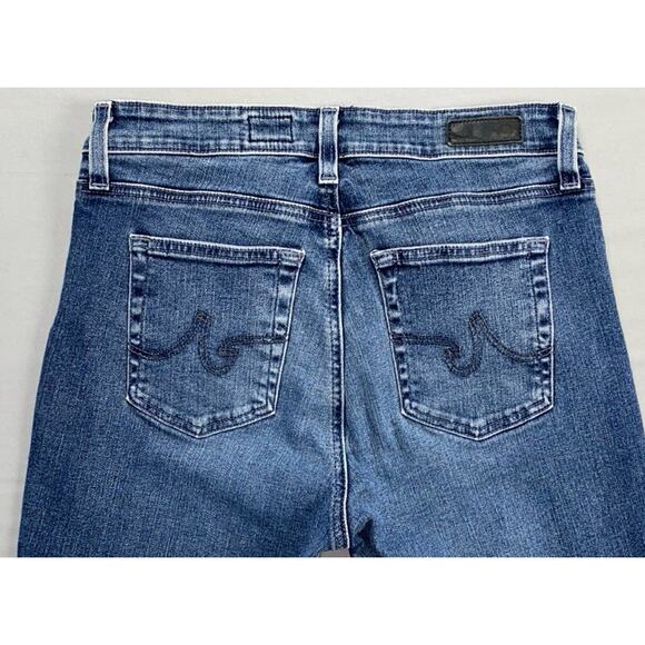 AG Mari High Rise Straight Stretch Denim Jeans. Medium Wash, Women's 29R. GUC! - Picture 9 of 9